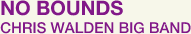 NO BOUNDSCHRIS WALDEN BIG BAND